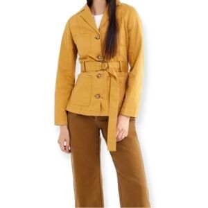 Urban Outfitters Jacket. Yellow. Size Large